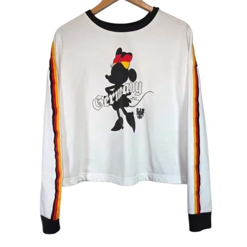 Disney World EPCOT Park Exclusive Minnie Mouse Germany Long Sleeve Top
